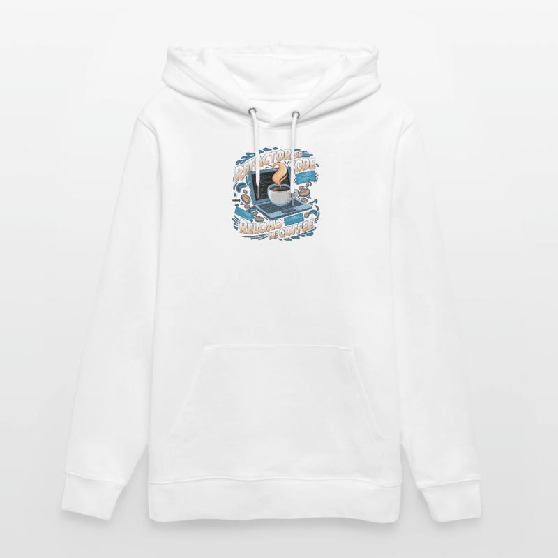 Programmers generate code from coffee Stanley/Stella CRUISER Unisex Organic Hoodie