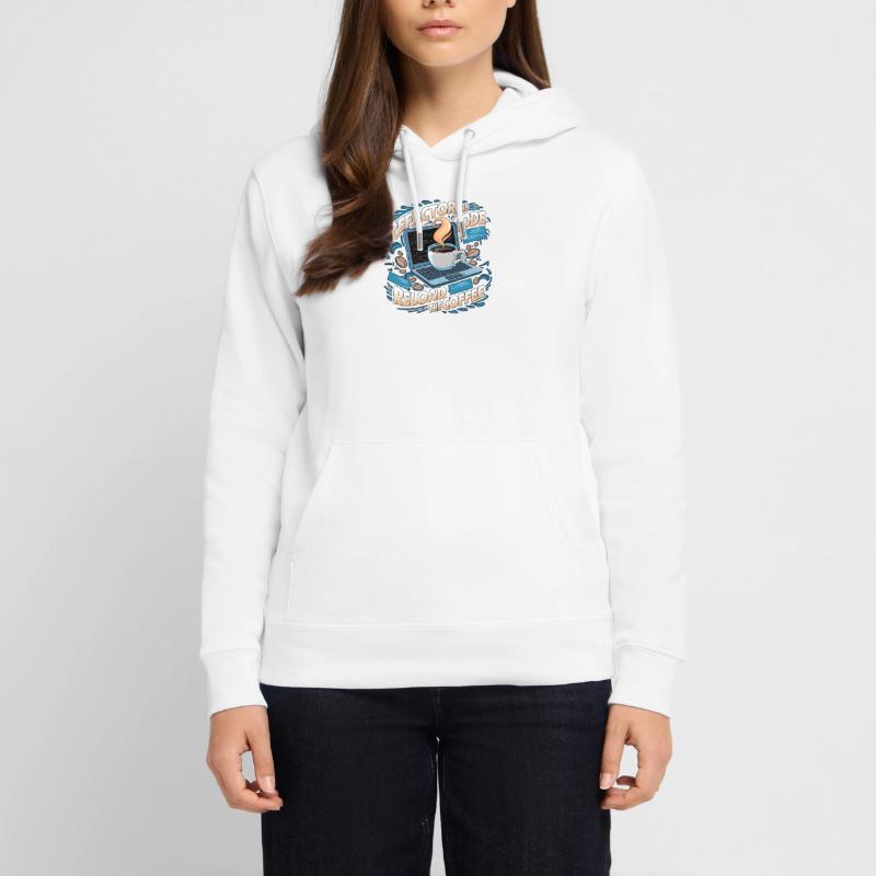 Programmers generate code from coffee Stanley/Stella CRUISER Unisex Organic Hoodie