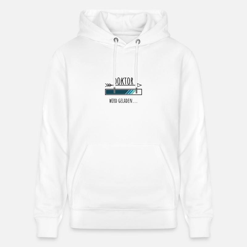 Doktoranten Geschenk Studium - Stanley/Stella Unisex Bio-Hoodie CRUISER  - Weiß