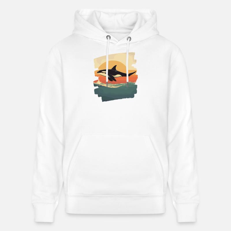 Orque - Sweat à capuche bio CRUISER Stanley/Stella Unisexe - blanc