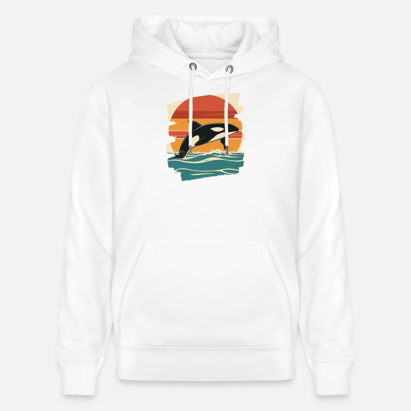 Orque - Sweat à capuche bio CRUISER Stanley/Stella Unisexe - blanc