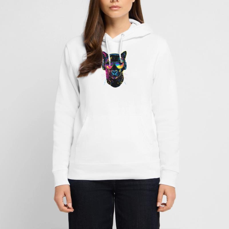 Panther Leopard Raubkatze Süße Großkatze Panter Stanley/Stella Unisex Bio-Hoodie CRUISER 