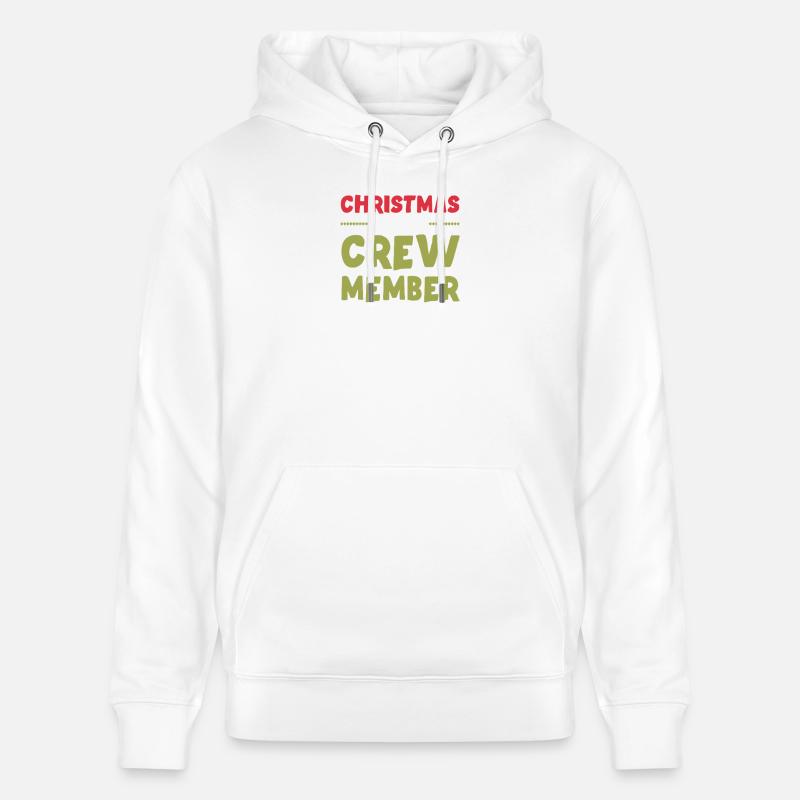Noël de l’équipage de Weihnachten - Sweat à capuche bio CRUISER Stanley/Stella Unisexe - blanc