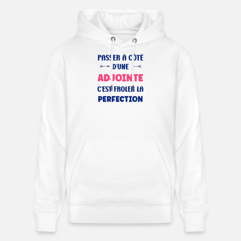 Adjointe - Sweat à capuche bio CRUISER Stanley/Stella Unisexe - blanc