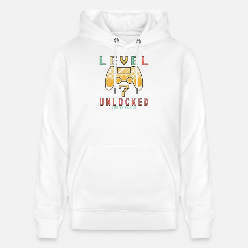 Édition limitée débloquée niveau 7 - Sweat à capuche bio CRUISER Stanley/Stella Unisexe - blanc