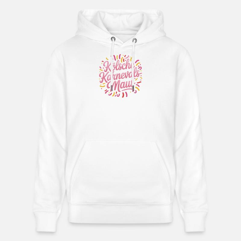 Kölsche Karnevalsmaus Karneval Köln Kölner Maus - Stanley/Stella Unisex Bio-Hoodie CRUISER  - Weiß