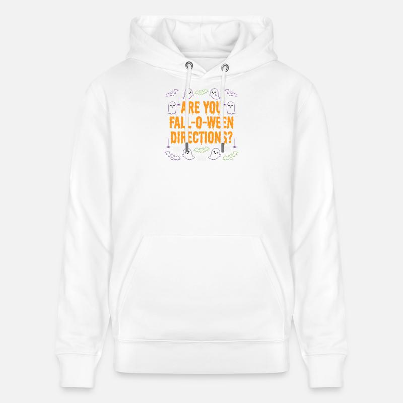 Bist du ein Herbst-O-Ween-Anleitungslehrer? Hallow - Stanley/Stella Unisex Bio-Hoodie CRUISER  - Weiß