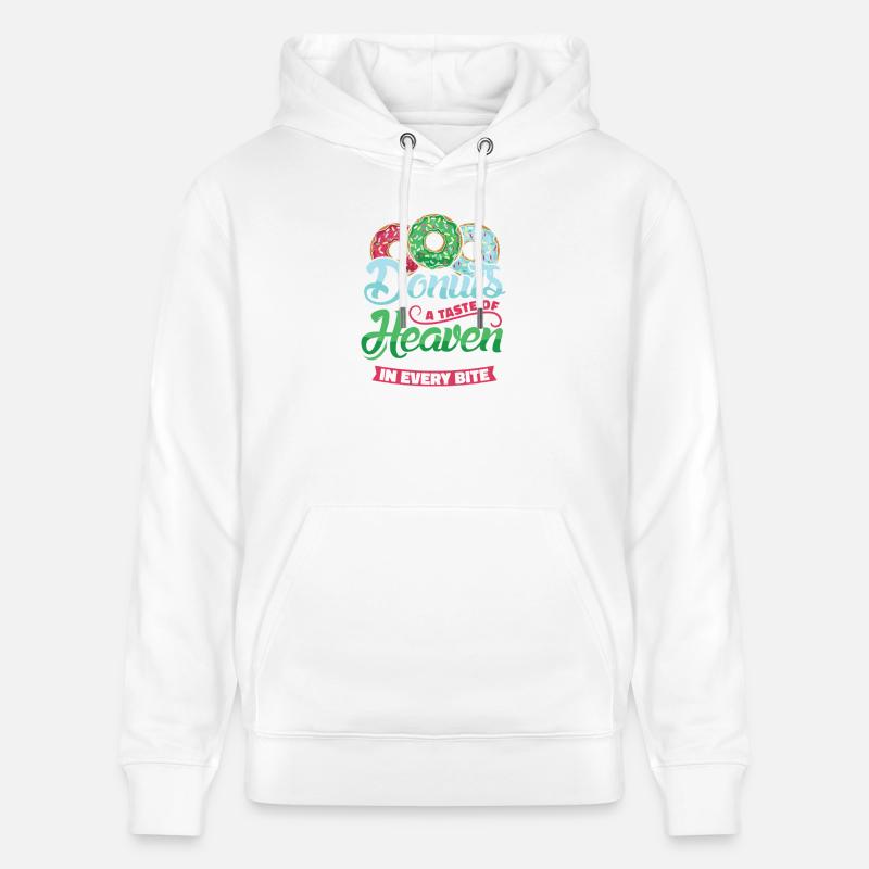 Restauration rapide en donuts - Sweat à capuche bio CRUISER Stanley/Stella Unisexe - blanc