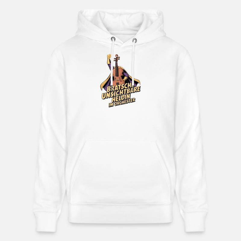 Bratsche - Unsichtbare Heldin Im Orchester - Stanley/Stella Unisex Bio-Hoodie CRUISER  - Weiß
