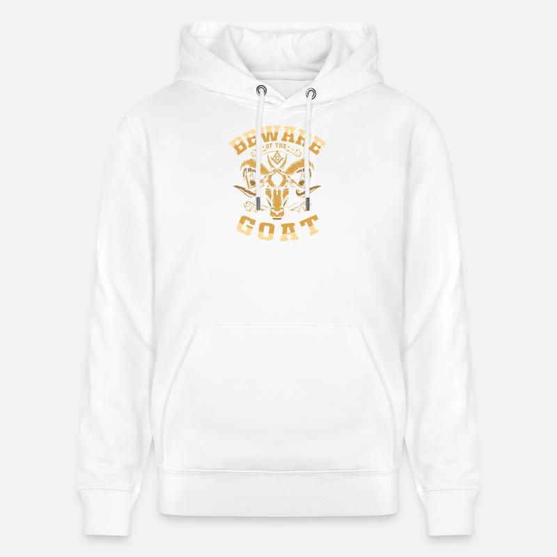 Francs-maçons Illuminati - Sweat à capuche bio CRUISER Stanley/Stella Unisexe - blanc
