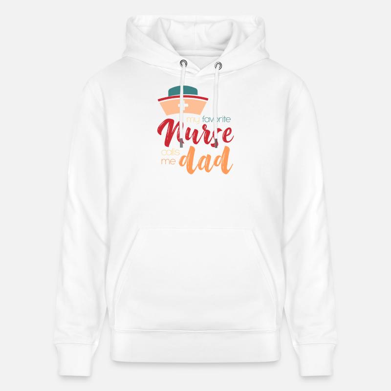 Mon aidant préféré m’appelle papa - Sweat à capuche bio CRUISER Stanley/Stella Unisexe - blanc