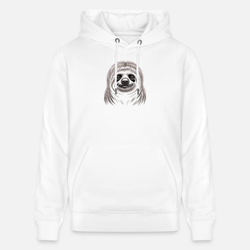 Paresse - Sweat à capuche bio CRUISER Stanley/Stella Unisexe - blanc