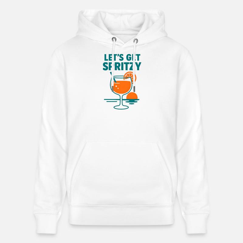 On va spritzy - Sweat à capuche bio CRUISER Stanley/Stella Unisexe - blanc