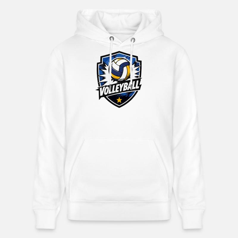 Volleyball Shield Dynamik - Stanley/Stella Unisex Bio-Hoodie CRUISER  - Weiß