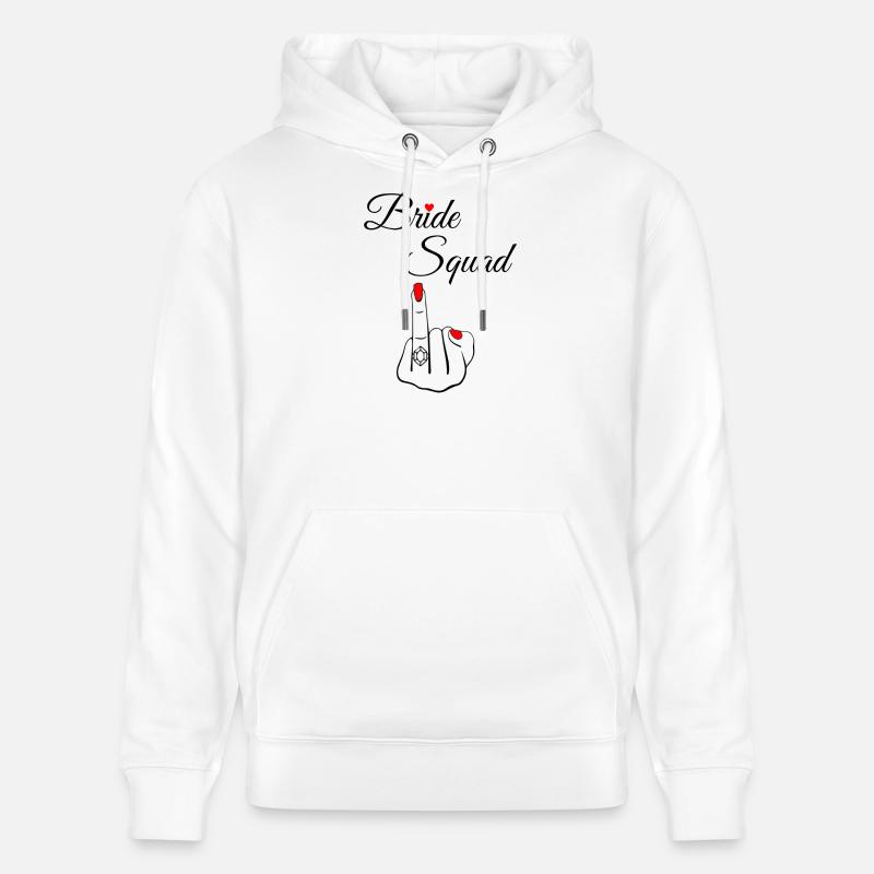 Équipe de mariées audacieuses - Sweat à capuche bio CRUISER Stanley/Stella Unisexe - blanc