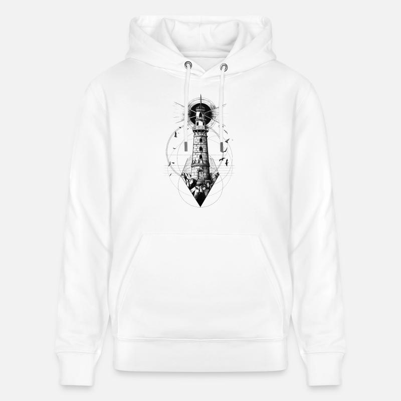 Steadfast Like A Lighthouse - Stanley/Stella Unisex Bio-Hoodie CRUISER - Weiß