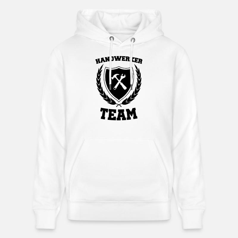 Équipe d’artisans - Sweat à capuche bio CRUISER Stanley/Stella Unisexe - blanc