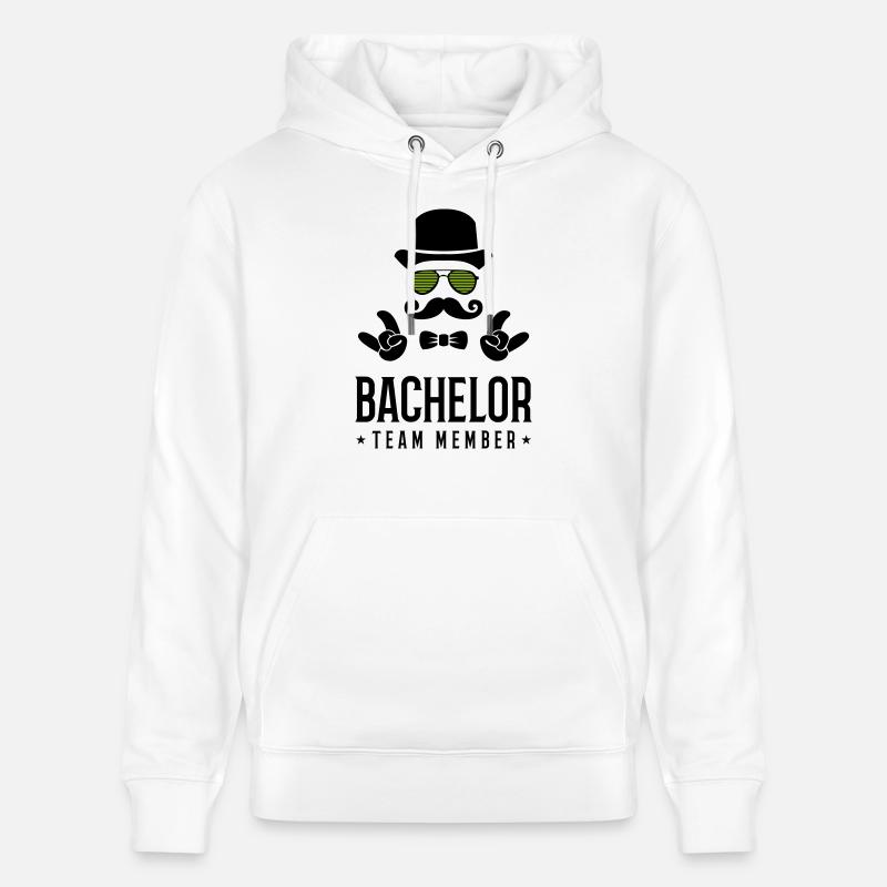 bachelor team member - Stanley/Stella Unisex Bio-Hoodie CRUISER  - Weiß