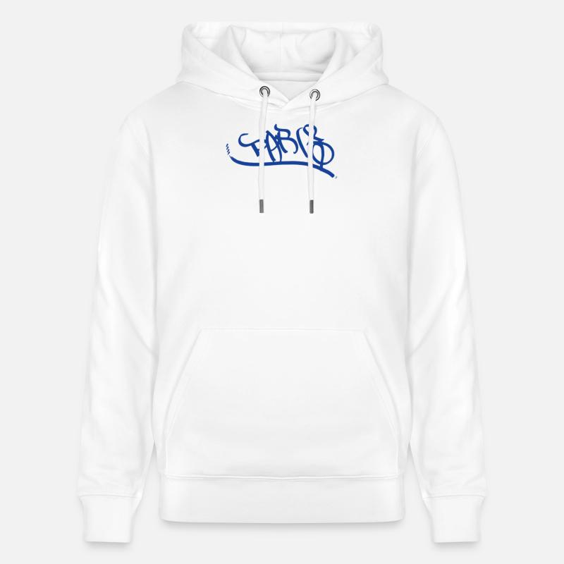 Paris Graffiti Design de Style Urbain - Sweat à capuche bio CRUISER Stanley/Stella Unisexe - blanc