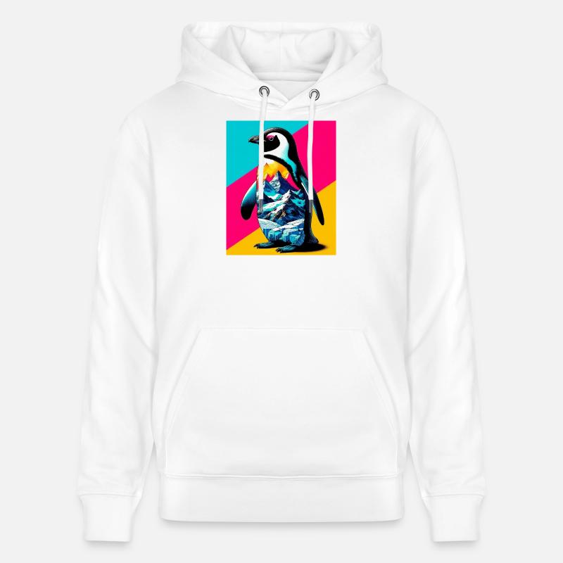 pingouin - Sweat à capuche bio CRUISER Stanley/Stella Unisexe - blanc