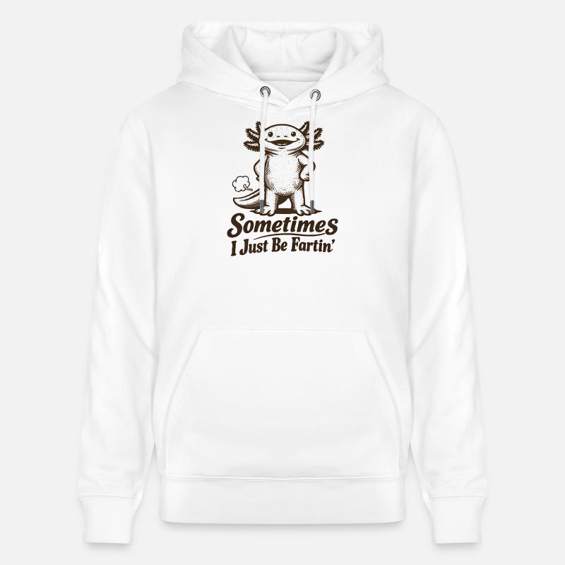 Parfois, je pète simplement. - Sweat à capuche bio CRUISER Stanley/Stella Unisexe - blanc