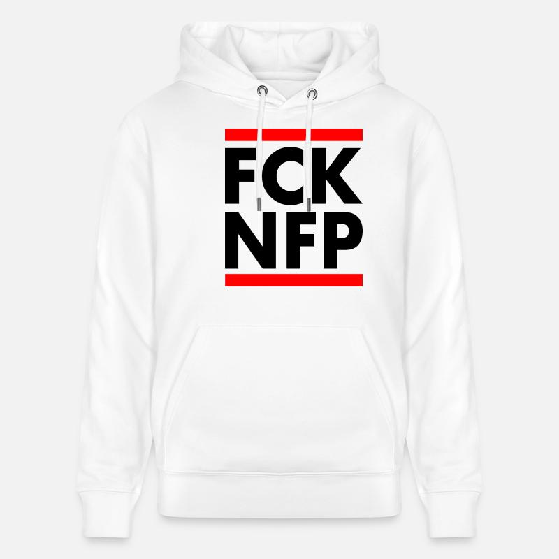 Fck nfp - Sweat à capuche bio CRUISER Stanley/Stella Unisexe - blanc