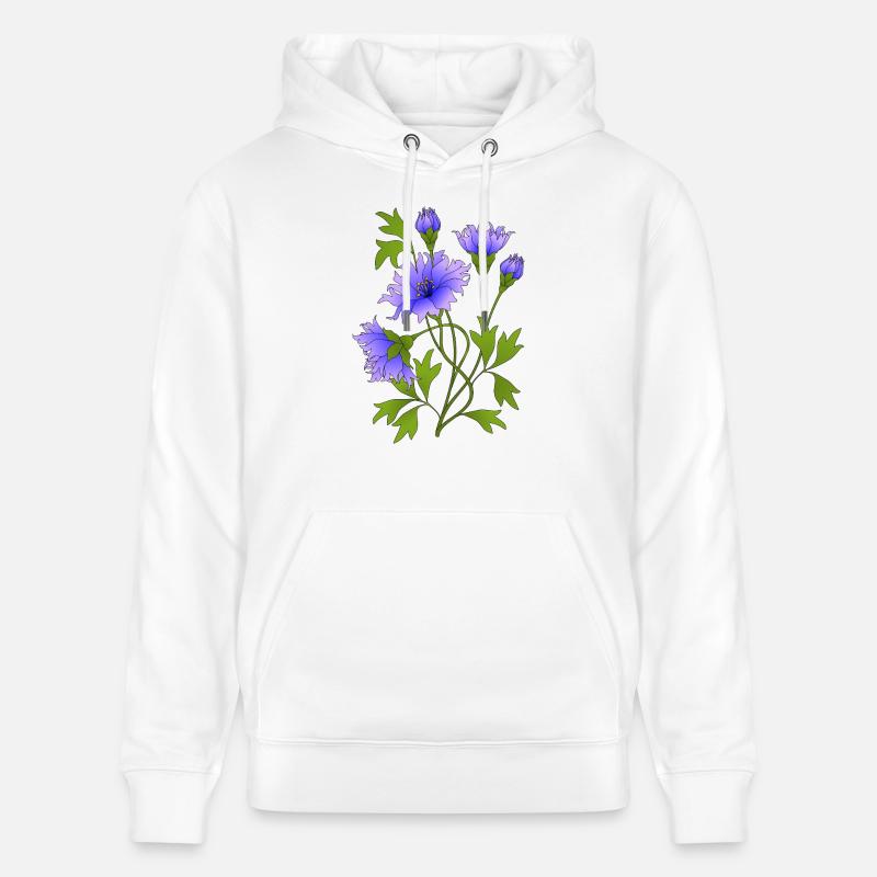 Fleur - Sweat à capuche bio CRUISER Stanley/Stella Unisexe - blanc