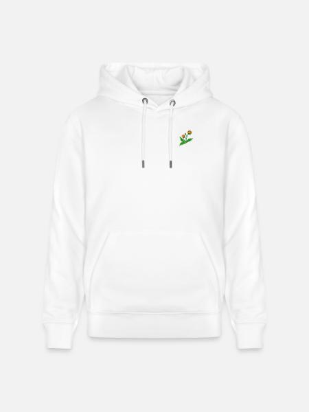 Dandelion - Stanley/Stella CRUISER Unisex Organic Hoodie - white