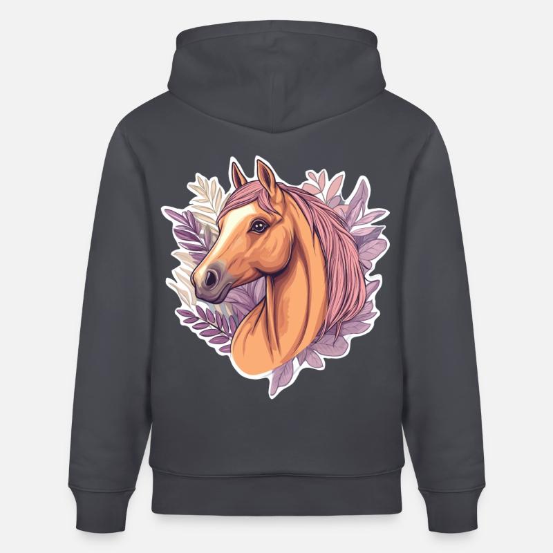 Cheval - Sweat à capuche bio CRUISER Stanley/Stella Unisexe - bleu indigo