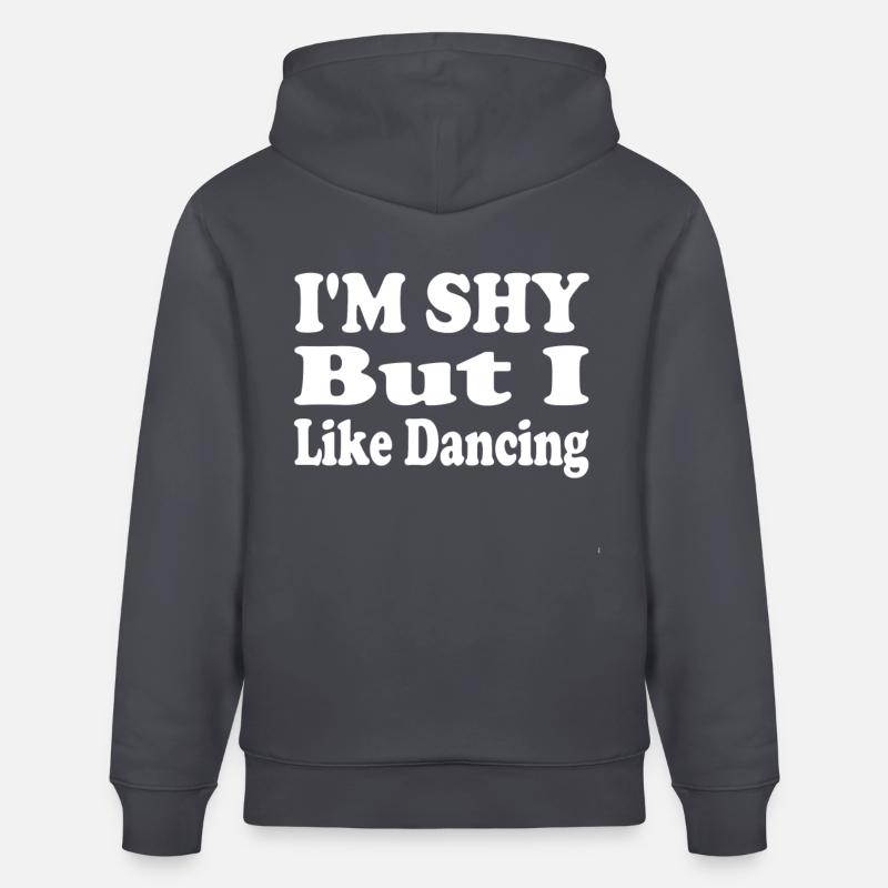 Timide Mais amour Danse - Sweat à capuche bio CRUISER Stanley/Stella Unisexe - bleu indigo