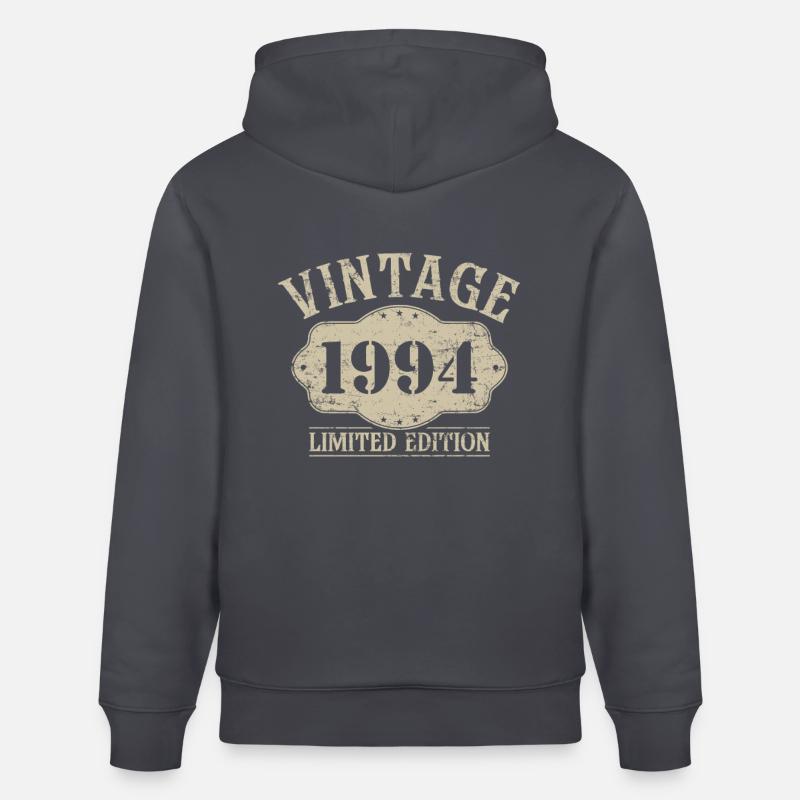 1994 Édition limitée 30e anniversaire - Sweat à capuche bio CRUISER Stanley/Stella Unisexe - bleu indigo