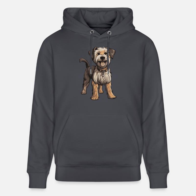 Chien Yorkshire Terrier - Sweat à capuche bio CRUISER Stanley/Stella Unisexe - bleu indigo