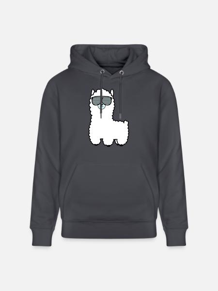lama_002 - Stanley/Stella Unisex Bio-Hoodie CRUISER - Indigoblau