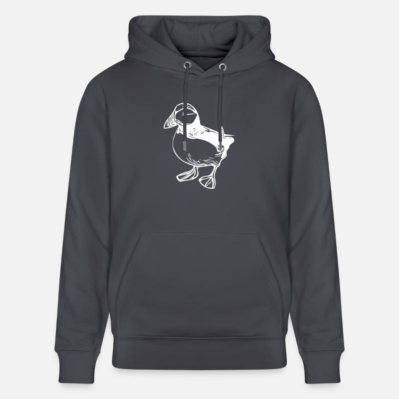 Macareux millésimés - Sweat à capuche bio CRUISER Stanley/Stella Unisexe - bleu indigo