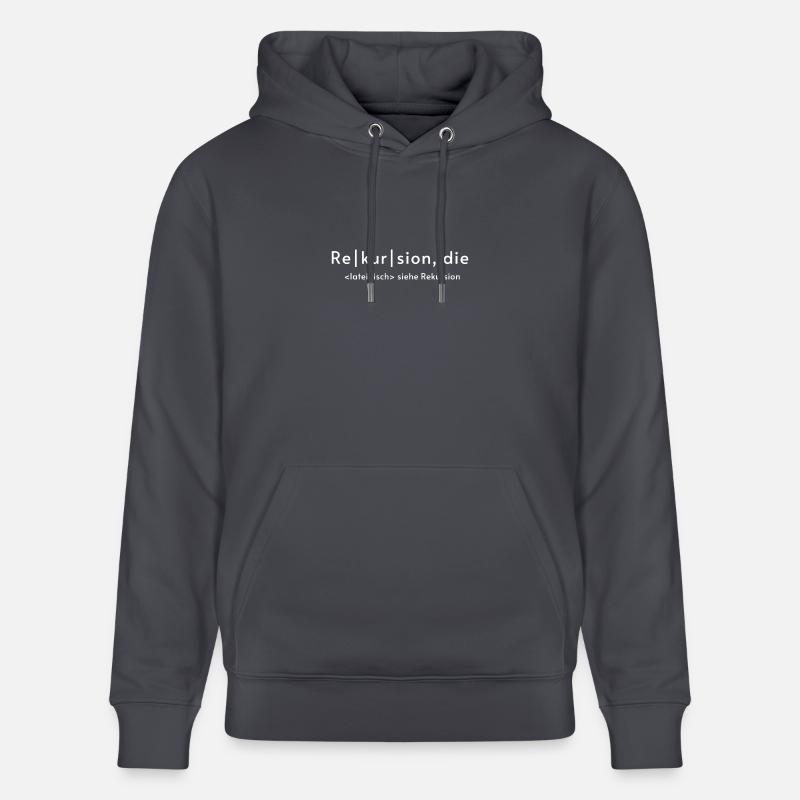 Rekursion - Stanley/Stella Unisex Bio-Hoodie CRUISER  - Indigoblau