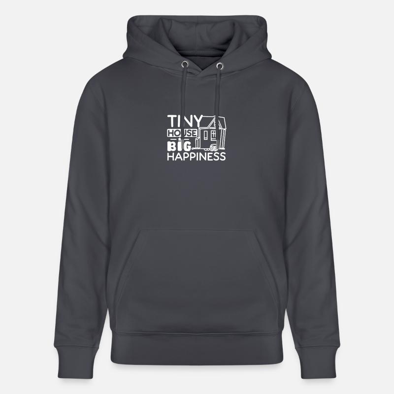 Tiny house grand bonheur - Sweat à capuche bio CRUISER Stanley/Stella Unisexe - bleu indigo