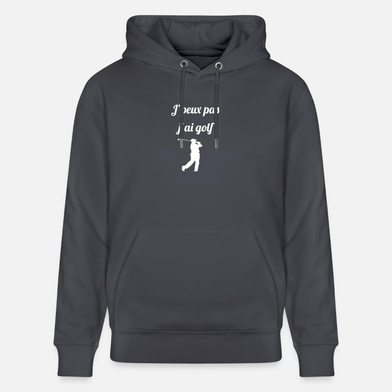 j'peux pas j'ai golf - Sweat à capuche bio CRUISER Stanley/Stella Unisexe - bleu indigo