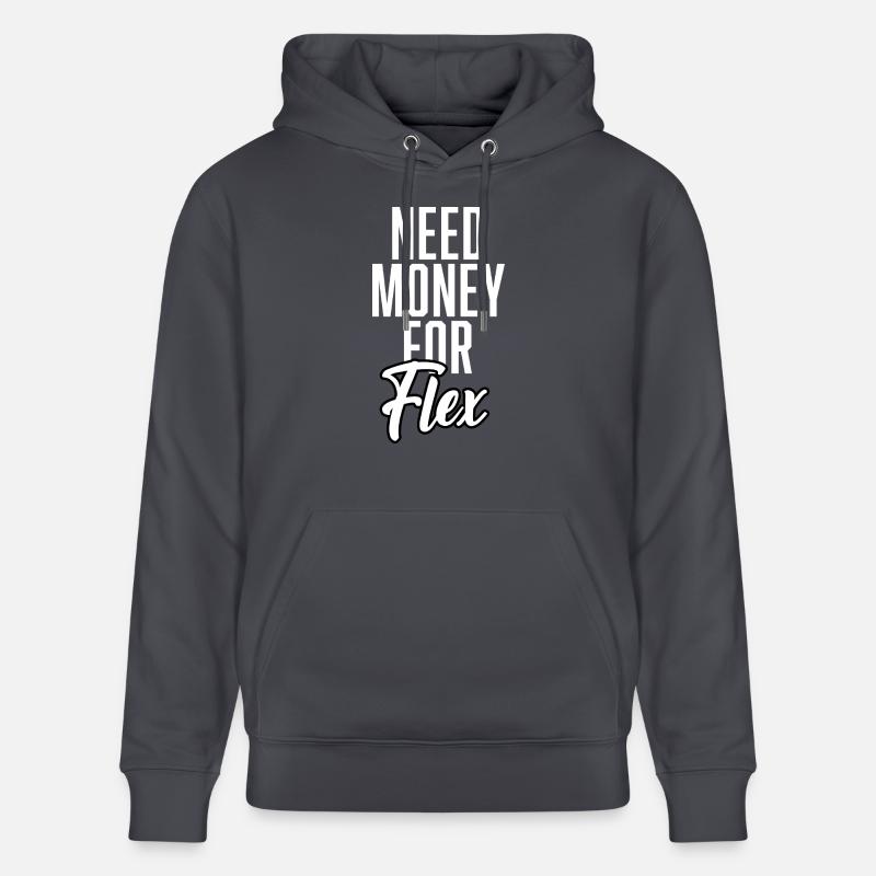 Besoin d’argent pour Flex - Sweat à capuche bio CRUISER Stanley/Stella Unisexe - bleu indigo