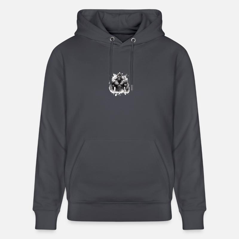 Musculation Gorilla - Sweat à capuche bio CRUISER Stanley/Stella Unisexe - bleu indigo