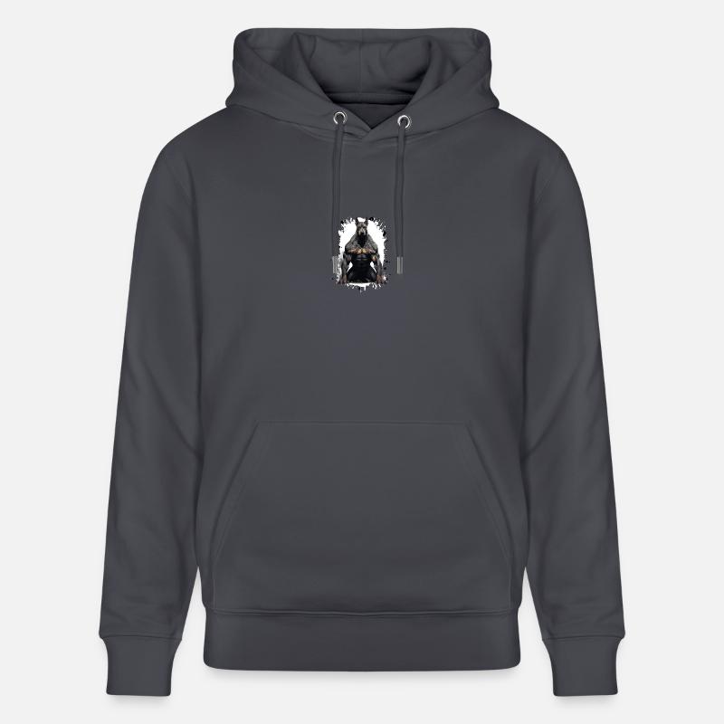 Muscles du chien Doberman - Sweat à capuche bio CRUISER Stanley/Stella Unisexe - bleu indigo