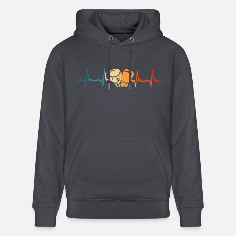 Cadeau de boxe pour boxeurs - Sweat à capuche bio CRUISER Stanley/Stella Unisexe - bleu indigo