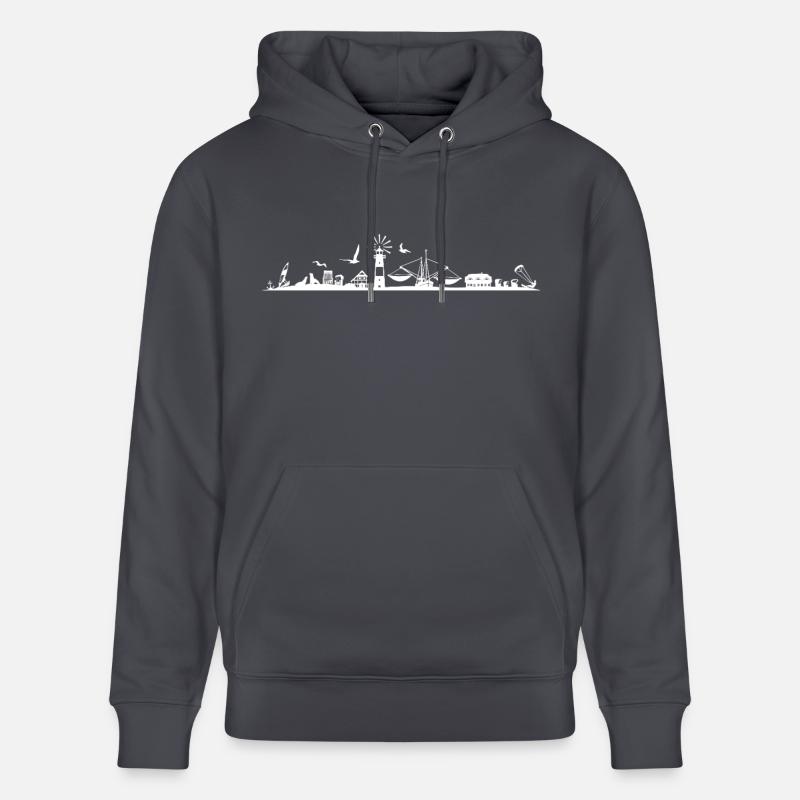 Mer Phare Côte Maritime - Sweat à capuche bio CRUISER Stanley/Stella Unisexe - bleu indigo