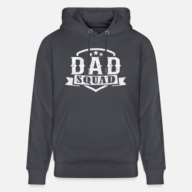 DAD SQUAD - Sweat à capuche bio CRUISER Stanley/Stella Unisexe - bleu indigo