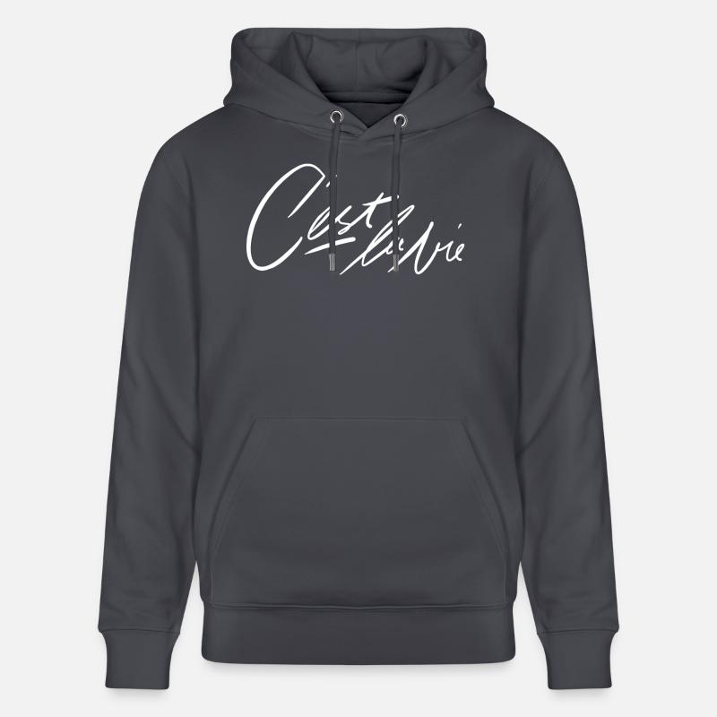 c’est la vie - Sweat à capuche bio CRUISER Stanley/Stella Unisexe - bleu indigo