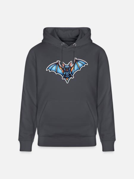 Bat Neo Traditional - Stanley/Stella CRUISER Unisex Organic Hoodie - indigo blue