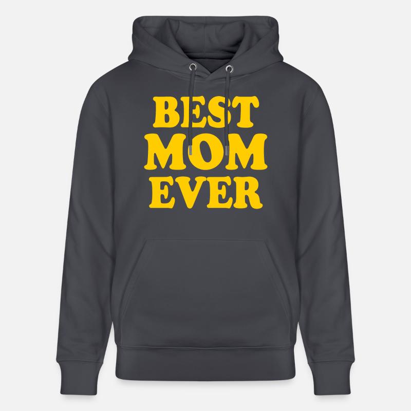 Best mom ever - Sweat à capuche bio CRUISER Stanley/Stella Unisexe - bleu indigo