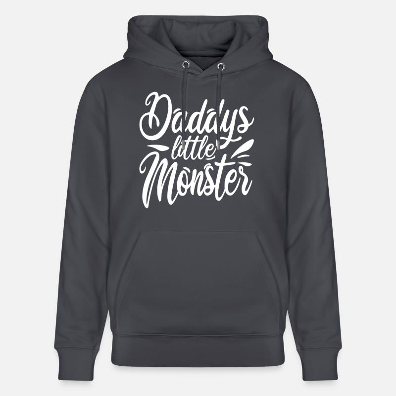 Le petit monstre de papa - Sweat à capuche bio CRUISER Stanley/Stella Unisexe - bleu indigo