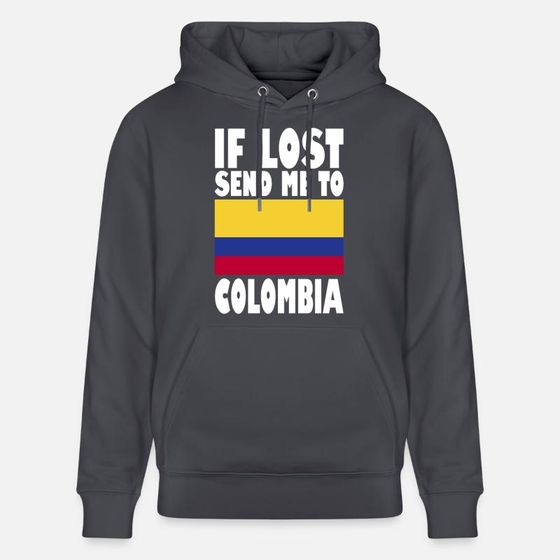 Drapeau de la Colombie - Sweat à capuche bio CRUISER Stanley/Stella Unisexe - bleu indigo