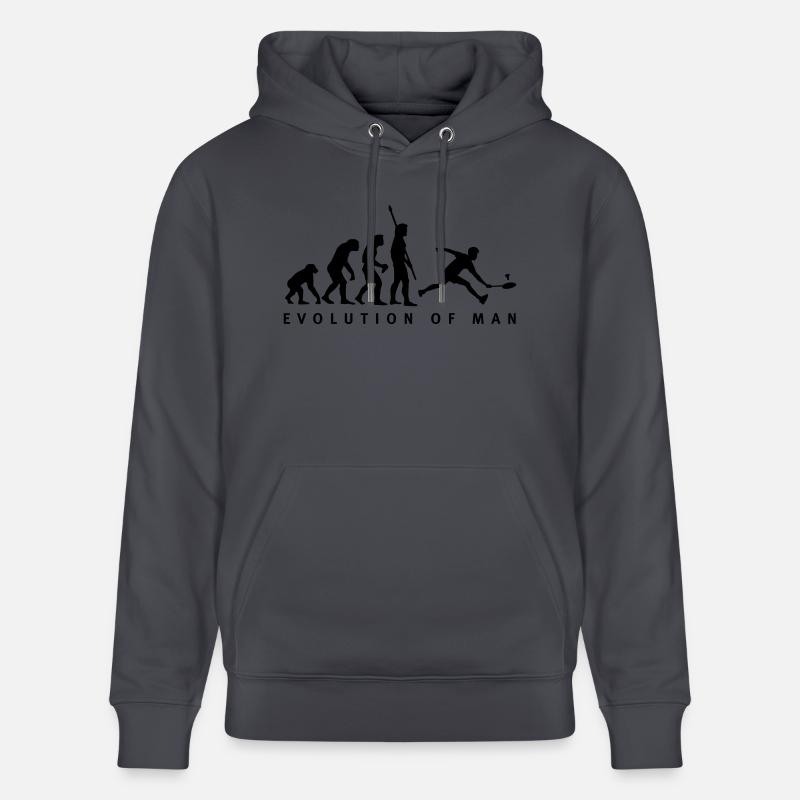 evolution_badminton_022011_b_1c - Stanley/Stella Unisex Bio-Hoodie CRUISER  - Indigoblau