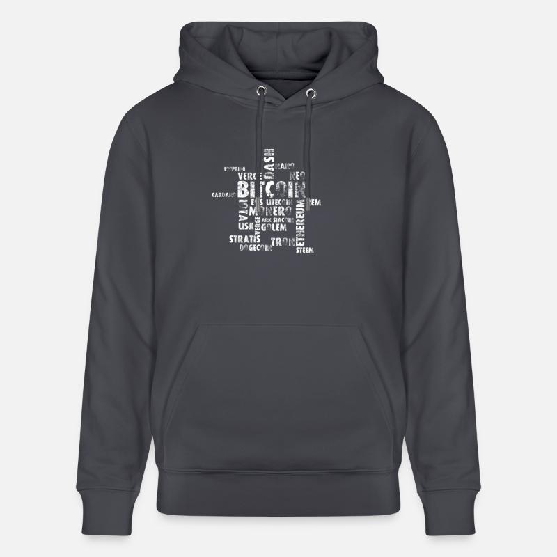 Crypto mess - Sweat à capuche bio CRUISER Stanley/Stella Unisexe - bleu indigo